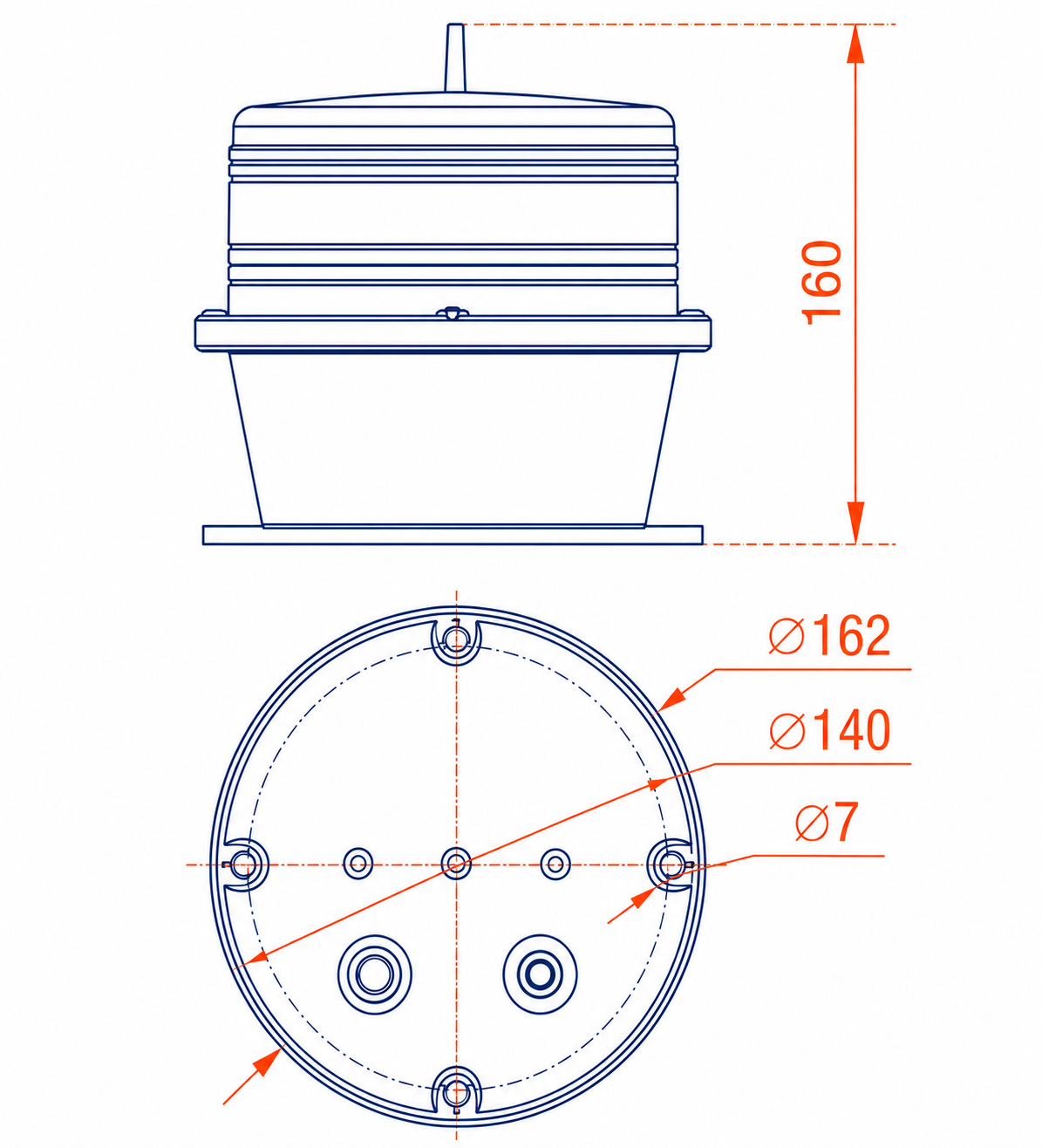 Compact 2 NM solar light, ideal for ports, marinas and waterways. Lightweight, self-contained and IALA compliant, it installs quickly with minimal maintenance.